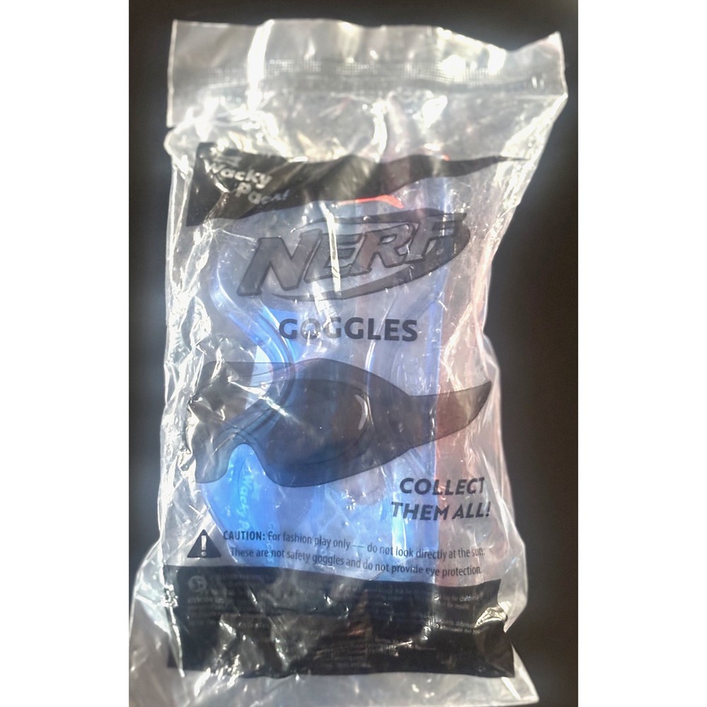Nerf Goggles Sonic Wacky Pack Meal Toy 2021 Sealed in Package